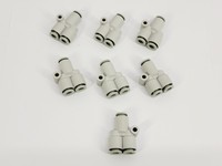 (lot de 6) Raccord en Y One Touch S'pore Kq2u06-00a (tube de 6 mm de diamètre extérieur) Neuf, authentique, en stock, avec une garantie d'un an.