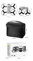 Drone pliable sans balais à flux optique avec double caméra et Wi-Fi, drone professionnel de photographie aérienne avec éclairage et télécommande
