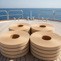 Plancher marin moderne en PVC de qualité supérieure, épaisseur 6 mm, à clipser, antidérapant, étanche, pour bateaux et yachts, garantie 1 an