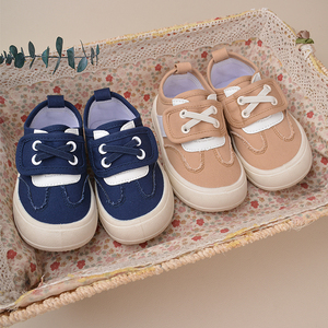 EDUBA Nouveauté Chaussures plates décontractées en <span class=keywords><strong>toile</strong></span> antidérapantes à enfiler pour enfants, baskets de sport pour garçons et filles - Product Image 5