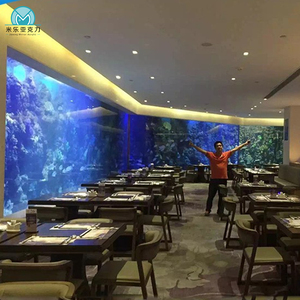 Eco-Vriendelijke Custom Maten Groot Decoratief <span class=keywords><strong>Aquarium</strong></span> <span class=keywords><strong>1000</strong></span> Liter <span class=keywords><strong>Aquarium</strong></span> Zuurstof - Product Image 1