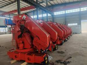 Grúa de brazo plegable montada en camión de alta calidad, 20 toneladas, 25 toneladas, grúa articulada, manipulador de grúa hidráulica a la venta - Product Image 4