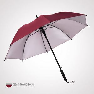 Paraguas de Golf a Prueba de Viento con Recubrimiento Plateado, Marca Bsci, Logotipo Personalizado, Promocional, de Viaje, Proveedor Económico - Product Image 2