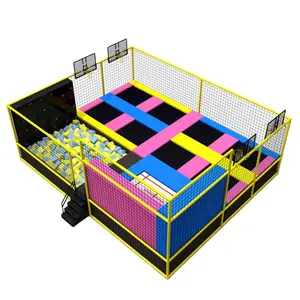 Special large square outdoor trampoline according to your room size manufacture