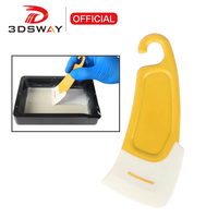 3DSWAY Grattoir de nettoyage pour bac à résine d'imprimante 3D à polymérisation par lumière, compatible Anycubic Photon Elegoo MARS LCD DLP SLA, couleur aléatoire