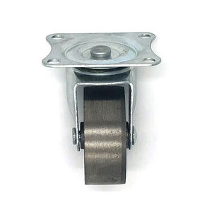 निर्माता 50 mm इस्पात पहिया कैस्टर थाली के साथ 2 इंच कच्चा लोहा ढलाईकार पहियों - Product Image 3