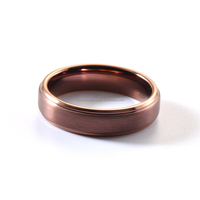 Bague de mariage en carbure de tungstène pour homme, finition mate, à la mode, avec incrustation géométrique, pour fiançailles, unisexe