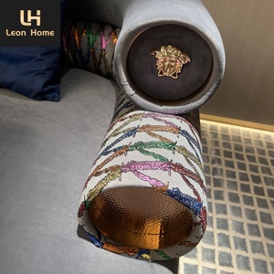 Medusa Carezza Italy Designer Modern Fancy Creative Sectional Living Room Sofa Velvet <strong>3</strong> Seater Luxury Sofa Set <strong>for</strong> Home - Product Image 5