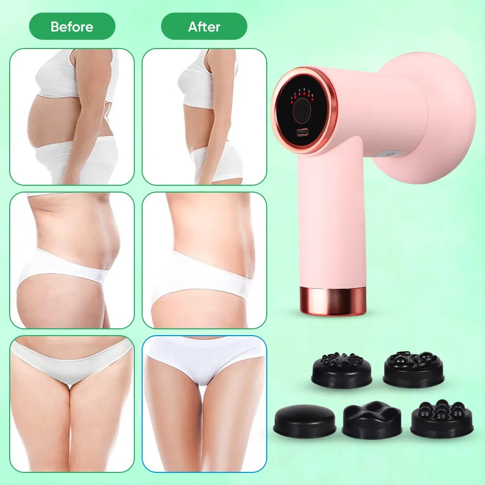 Meilleur cadeau de fête rose Appareil de Massage professionnel Massage électrique portatif Vibration Sculpting Massager