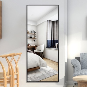 <span class=keywords><strong>Miroir</strong></span> mural moderne en argent sterling avec <span class=keywords><strong>cadre</strong></span> en polyuréthane, diamètre 76,2 cm, décoration pour hôtel, salon de coiffure, salon, chambre à coucher, meubles - Product Image 3