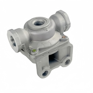Válvula de escape rápido 229859 QR1 3/8x3/8x3/8 NPT para freno de aire, para piezas de repuesto de camiones y remolques pesados americanos - Product Image 1