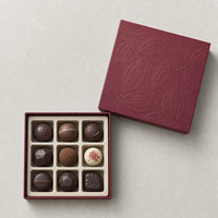 Boîte d'emballage de luxe pour chocolats et bonbons, en papier rigide, personnalisable avec logo, de qualité alimentaire, écologique, recyclable et portable