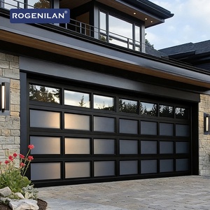 Puertas de Garaje Modernas de Aluminio y Vidrio Rogenilan con Espejos para Casas y Vehículos - Product Image 2