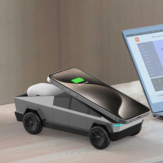Cybertruck 3-in-1 Magnetic Wireless Charger | 15W Fast Charging Stand for iPhone - KUWAIT
