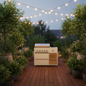 Cucina Modulare Esterna Estiva per Campeggio, Set con Comodi Barbecue e <span class=keywords><strong>Forno</strong></span> per Pizza per Avventure all'Aperto - Product Image 2