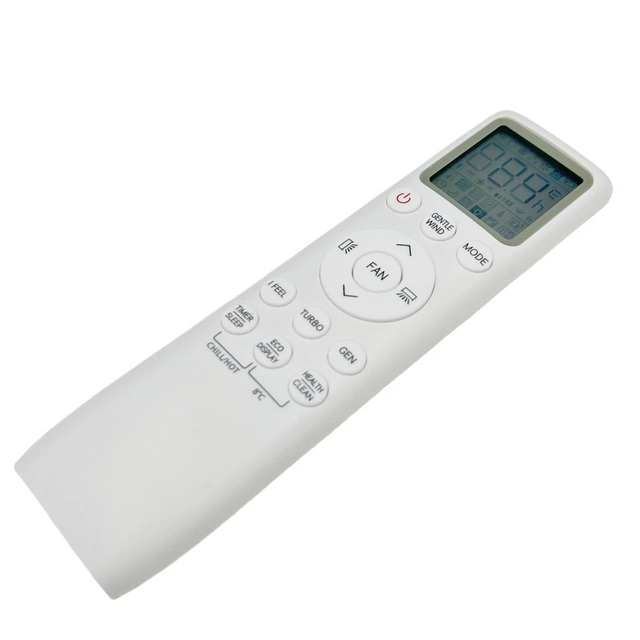 A/C Remote Control TC-53 Model 10m Distance 4 Buttons Fixed Code Waterproof Anti-Shock ABS Plastic Rechargeable Home Automation