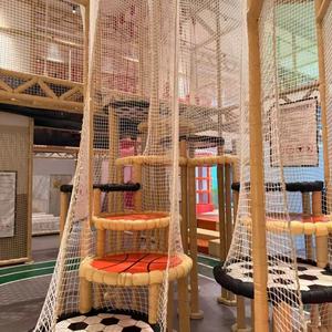<span class=keywords><strong>Parc</strong></span> de trampolines intérieur multifonctionnel avec cordes d'escalade pour le jeu et le divertissement des enfants dans les centres commerciaux - Product Image 3