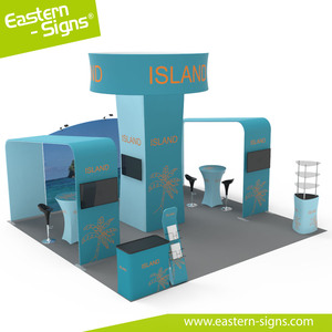 Chất lượng đảm bảo Pop Up miễn phí đứng Giày hiển thị Booth Thiết kế nhôm hiển thị - Product Image 3