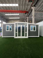 Maison préfabriquée mobile de luxe de haute qualité, extensible, 2, 3 ou 4 chambres, 20 pieds ou 40 pieds, fabriquée en usine