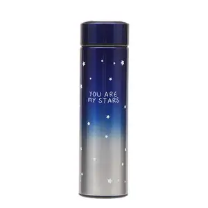 Smart Vacuum Flask Stainless Steel Water Bottle 15 oz with LCD Touch Screen temperature Display with Double Wall Vacuum
