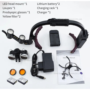 Dental Headlamp 3.5X2.5X Magnifier With Light Shadowless Medical Surgical Use - Product Image 5
