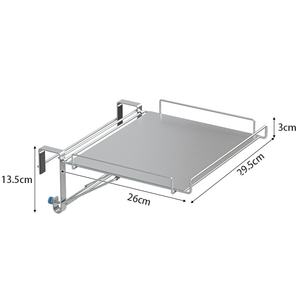 Mueble de Almacenamiento Plegable para Encimera, Tablero de <span class=keywords><strong>Cocina</strong></span> Colgante, Estante de Almacenamiento, <span class=keywords><strong>Mesa</strong></span> <span class=keywords><strong>Auxiliar</strong></span> - Product Image 3