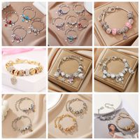 Collection de bracelets DIY multi-éléments électroplaqués, best-seller transfrontalier pour le commerce électronique