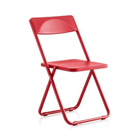 Chaise pliante en métal unique avec design antirouille. Chaise compacte et portable, idéale pour les activités de plein air.