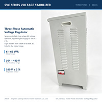 Stabilisateur de tension automatique triphasé haute précision SVC-20KVA, régulateur de tension AVR industriel pour une alimentation électrique stable