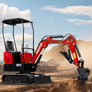 HT10B piccolo escavatore idraulico da <span class=keywords><strong>1</strong></span> tonnellata <span class=keywords><strong>Mini</strong></span> scavatore con motore Koop per giardino e fattoria - Product Image 5