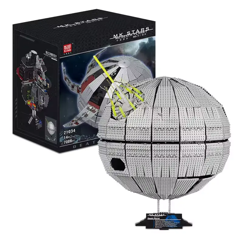 MOULD KING 21034 Star Plan Wars Spielzeuge Der UCS Todesstern kompatibel mit 05063 75159 Baustein