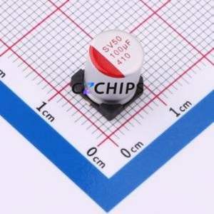 Condensador Sólido JBLM2101M050D094RTM SMD, D8xL9.4mm (Capacitancia: 100uF) (Precisión: 20%) (Voltaje Nominal: 50V) - Product Image 1