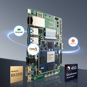 Placa Base Industrial Integrada RK3588 ARM, Compatible con SOMSBC Rockchip, Computadora con Sistema Android 4K AI IOT PC RK3588 ARM - Product Image 3