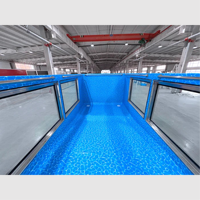 Piscine hors sol en acier préfabriqué de 40 pieds, 3 mm d'épaisseur, imperméable, écologique, type hors sol