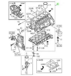 原装原装4HK1 FRR FSR 8-98204528-0 8982045280 8982045281 8-98204528-1气缸体Asm