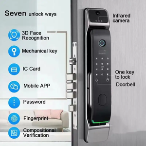 Tuya स्वत: निर्मित में बैटरी डिजाइन उन्नत पूर्ण कार्यात्मक डिजिटल ताला सुरक्षित घर ताला - Product Image 2