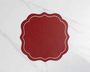 แผ่นรองจานปักลายสไตล์ยุโรป ทำมือ ผ้าลินิน 100% กันน้ำ กันน้ำมัน ลายการ์ตูน ปรับแต่งได้ บาง สำหรับใช้ในเชิงพาณิชย์ - Product Image 1