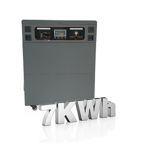 7KWh 10KWh Todo en uno Controlador de inversor portátil para el hogar Batería Lifep04 Todo en uno Inversor solar de 5kw Sistema de energía solar - Product Image 1