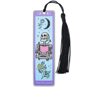 Marcapáginas de Acero Inoxidable con Diseños Coloridos, <span class=keywords><strong>Tarot</strong></span>, Calaveras, Regalo para el Día del Maestro y Regreso a Clases - Product Image 4