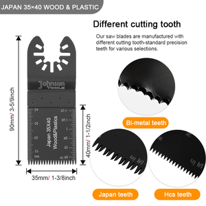 Profesyonel sınıf evrensel HCS bi-metal ahşap Metal salınan kesme çok aracı testere Bladesfor kesme ahşap plastik Metal - Product Image 2