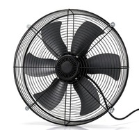Ventilateur d'extraction à rotor externe durable YWF300 de 300 mm avec grille de sécurité et faibles vibrations, service OEM ODM