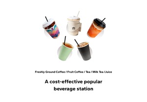 Distributeur automatique de café expresso Loyalsuns 2025 avec écran tactile 15,6 pouces 4G/WiFi, machine à glaçons (120 kg/jour) et accepteur de pièces/billets - Product Image 4