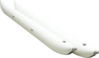 Vente en gros de pontons gonflables vélo tube flottant bateau banane bouées flottantes blanches