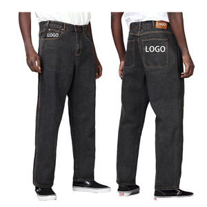 custom logo Latest Designer <b>Jeans</b> Men Custom Logo Embroidery Men <b>Jeans</b> Pants Fashion Casual Men's <b>Jeans</b> High Quality - Product Image 1