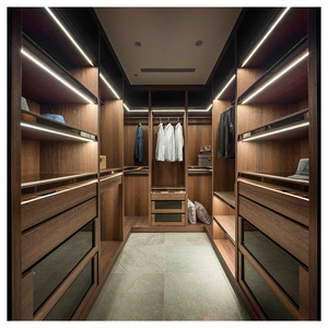 Placard intégré, espace sans couture, design moderne, armoire en bois, dressing - Product Image 5