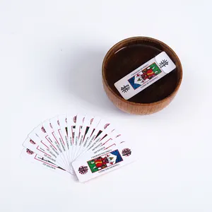 Groothandel Custom Waterdichte Plastic Schaakkaarten Engelse Versie Reclame Pokerspel Tafelfeestjes Kinderen Volwassenen