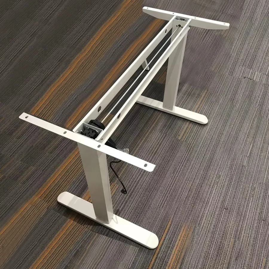 Table de bureau ergonomique moderne assise debout cadre de bureau électrique réglable en hauteur