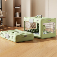 Cage de voyage pliable respirante de grande capacité pour petits chiens, vente en gros