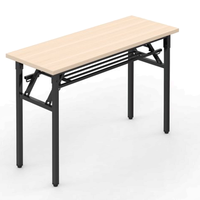 Table de conférence moderne à prix d'usine, avec structure métallique, modulaire, détachable et pliable, idéale pour la formation