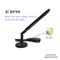 Antenne de communication mimo 4G LTE, gain élevé 40dbi, routeur sans fil, haute qualité, avec antenne de communication pour routeur